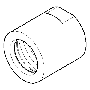 Dornbracht Anschl.-Mutter G 3/4 092310100-00 chrom