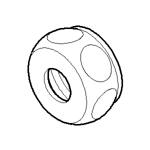 Dornbracht nut waste set 092330003-00 chrome