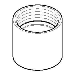 Dornbracht surveillance mu. M22 x 2000 Sw- Tuyaux 092330011-00 35 x 25 x 25_chrom