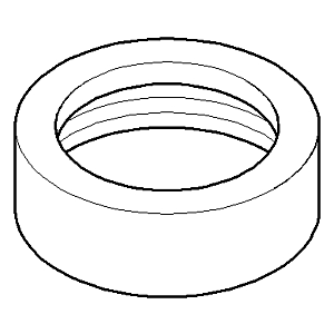 Dornbracht union nut G1 2000 /4 092330022-47 champagne