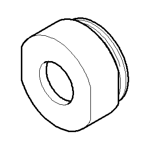 Mamelon Dornbracht M24x1 chromé 092403016-00 092403016 M24 x 1 chromé