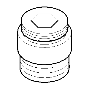Dornbracht Nippel 09240302920-00 09240302920 D.23 x 25mm chrom