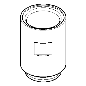 Dornbracht nipple bridge battery M20x1 092403091-00 Tara + Tara Classic