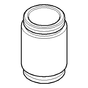 Dornbracht mamelon 09240311520-33 09240311520 D.22 x 33mm noir mat