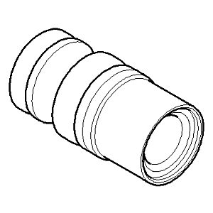 changement de mamelon Dornbracht - 092403130-00 chromé