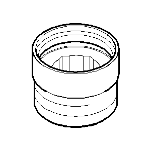 connecteur Dornbracht 09240314120-00 09240314120 D.22 x 17mm chromé