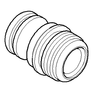Dornbracht nipple 09240315320-00 09240315320 D.24 x 34.5mm chrome