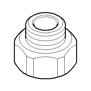 Dornbracht Nippel Reduzierung G1/2-IxG3/ 092403185-00 092403185 1/2" x 3/8" chrom