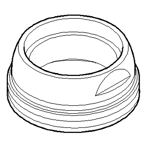 Dornbracht nut M40 x 2000 - 092404141-00 60x60x30_chrom