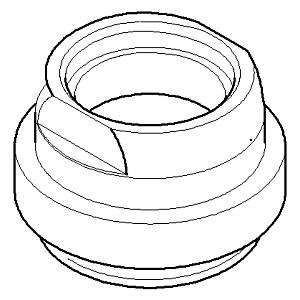 Dornbracht nut M40 x 2000 092404262-00 chrome