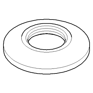 Dornbracht rosette G 3/4 092701001-00 chrome
