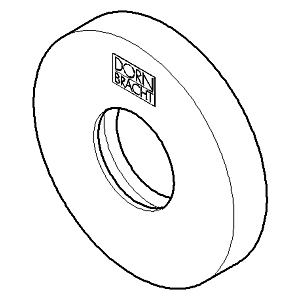 Dornbracht ROS.SCHUB,FOR G 2000 / 801 gelase 092722503-08 platinum