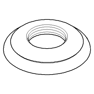 Dornbracht Ros.g 3/4-da=55 ut,wfb ath 092735001-08 60 x 60 x 25_platin