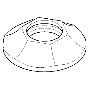 Dornbracht Ros.schub upv da=60 mad-f 092737004-00 60x60x25_chrom