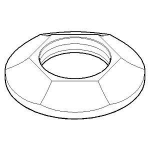 Dornbracht ROS.M 32 x 1,5-DA=60 EINST.H 092737013-00 80x80x20_chrom
