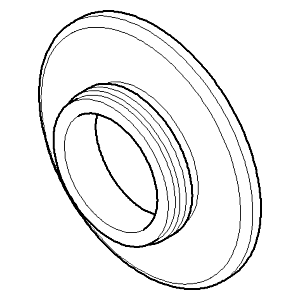 Dornbracht Rosette Unterteil 092748024-00 chrom