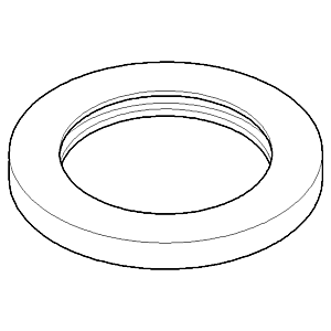 Dornbracht rosette 092762002-06 092762002 D.78 x 8 mm matt platinum
