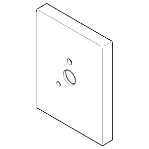 Dornbracht rosette shower holder 092767001-00 chrome