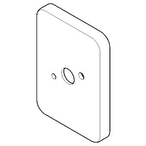 Dornbracht rosace BRH - platine mat 092771003-06 platine mat