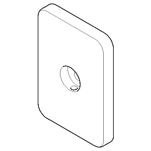 Dornbracht wall bracket DG - 092771005-00 chrome