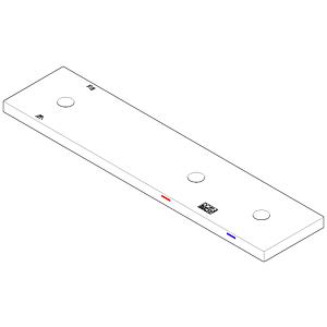 Dornbracht Rosette 2 Ventile und 1 U 092773013-47 champagne