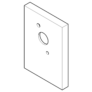 Dornbracht rosace WAB - 092773014-00 chromé