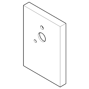 Dornbracht rosette shower holder 092773015-00 chrome