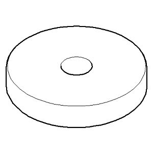 Dornbracht Rosette 50 - 092774001-00 chrom