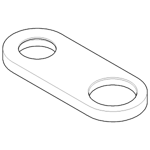 Dornbracht Rosette für EHM/Brause Kü 092779002-00 chrom