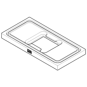 Dornbracht Platte 092779009-06 platin matt
