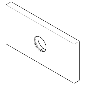 Dornbracht plaque Bidet 092779010-00 chromé