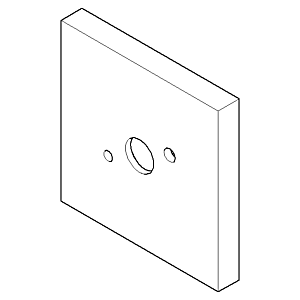 Dornbracht rosace BRH 092782005-00 chromé