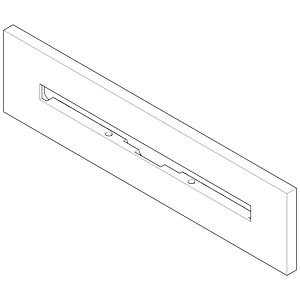 Dornbracht rosette cascade spout - 092782007-00 chrome