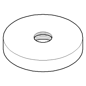 Dornbracht rosace - 092787006-00 chromé