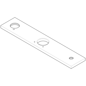 Dornbracht plaque 092787009-06 platine mat