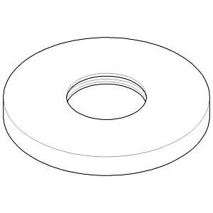 Dornbracht Rosette WFB-EHM freist. T 092788007-00 chrom