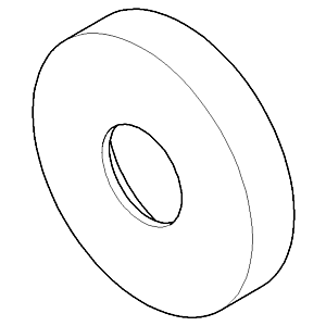 Dornbracht rosace - platine mat 092788009-06 platine mat