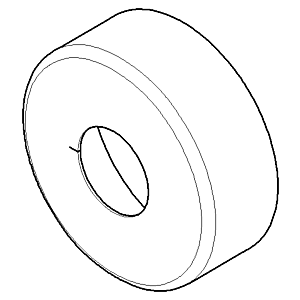 Dornbracht Rosette chrom 092789007-00 24 mm Chrom