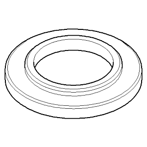 Dornbracht Rosette Einhebelmischer 092792005-00 Bidet+Waschtisch Circle chrom