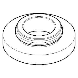 Dornbracht Rosette Auslauf WT-Wand M 092792006-00 60x60x25_chrom