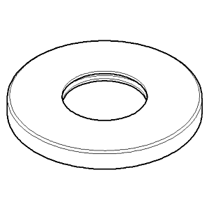 Dornbracht Rosette Circle chrom 092792007-00 6,5 mm Chrom