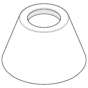 Dornbracht rosace support WFB - 092794005-00 chromé