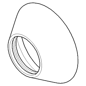 Dornbracht Rosette WFB-Wand 092794006-00 chrom