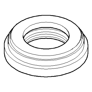 Dornbracht rosette - 092796002-00 chrome