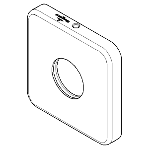 Dornbracht rosace - 092796009-00 135 x 85 x 35_chrom