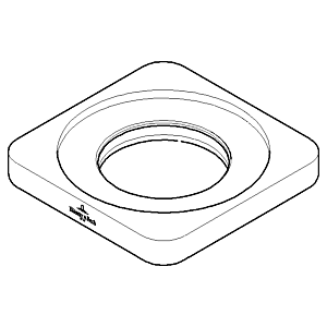 Dornbracht rosette 092796010-00 chrome
