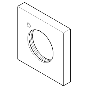 Dornbracht Rosette Kneipp-WAB - chro 092797021-00 chrom