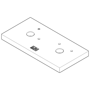 Dornbracht Rosace xGate Stand - chr 092798007-00 chromé