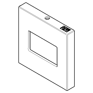 Dornbracht Schubrosette - 092798016-00 60x60x25_chrom