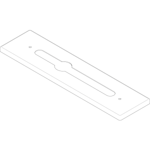 Dornbracht mounting plate Perfecto WR 09280100490 raw